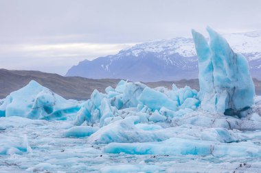 İzlanda'daki Jokulsarlon lagoon