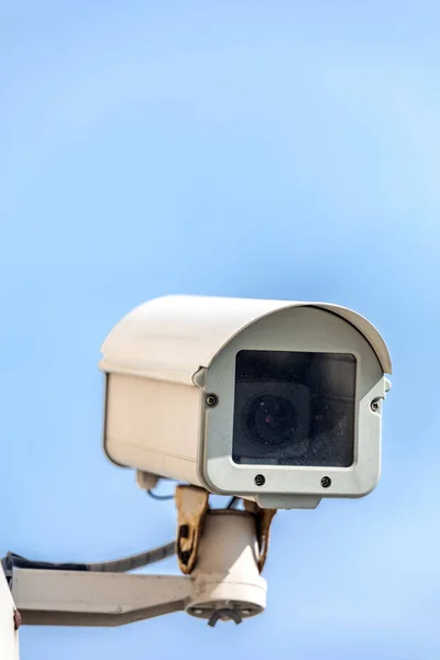 Security Camera CCTV on sky — Stock Photo, Image