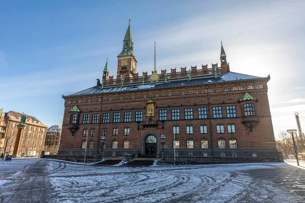 Stadhuis van Kopenhagen in Denemarken — Stockfoto