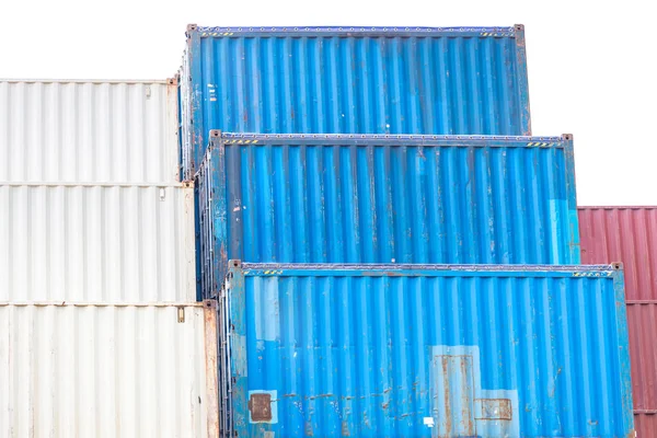 Cargo Containers Stack — Stock Photo, Image