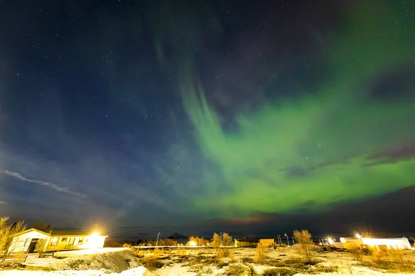 Luz boreal de Aurora boreal — Foto de Stock