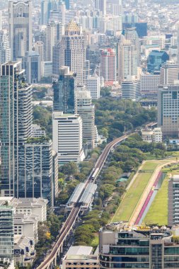 Bangkok cityscape manzarası