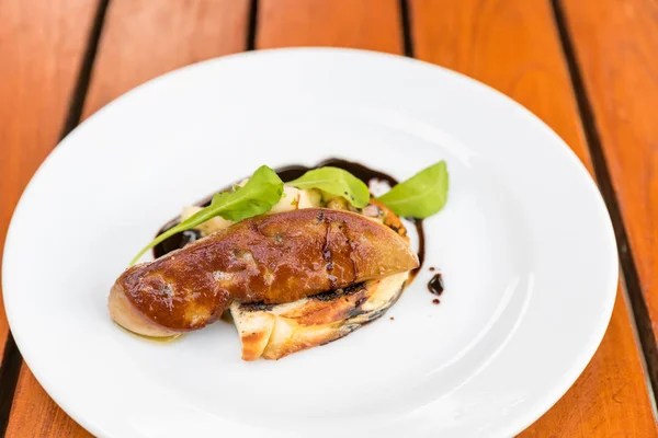 Stekt foie gräs — Stockfoto