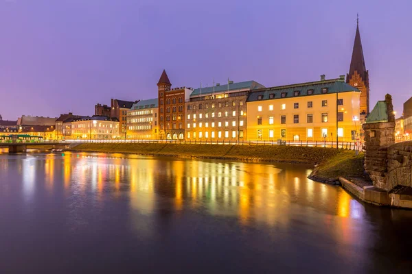 Panoráma města Malmo centrum města — Stock fotografie