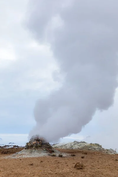 Hot strokkur geysir — 스톡 사진