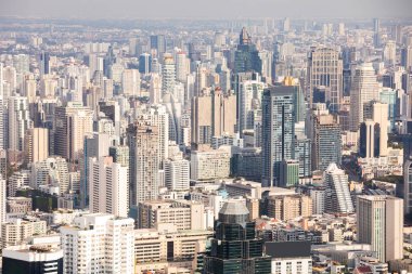 Bangkok cityscape manzarası
