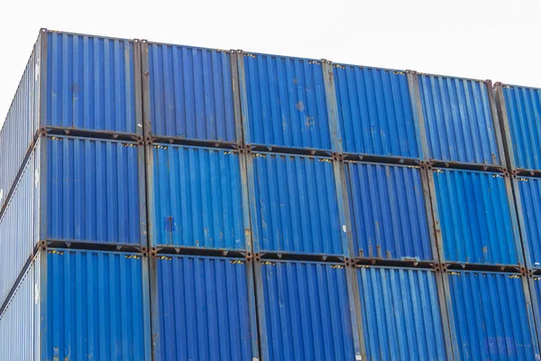 Cargo Containers Stack — Stock Photo, Image