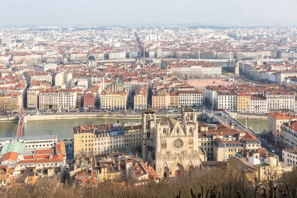 Lyon Stadt in Frankreich — Stockfoto