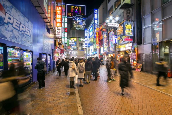 行人在涩谷交叉 — 图库照片