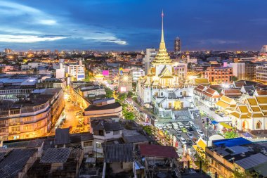 Bangkok cityscape manzarası