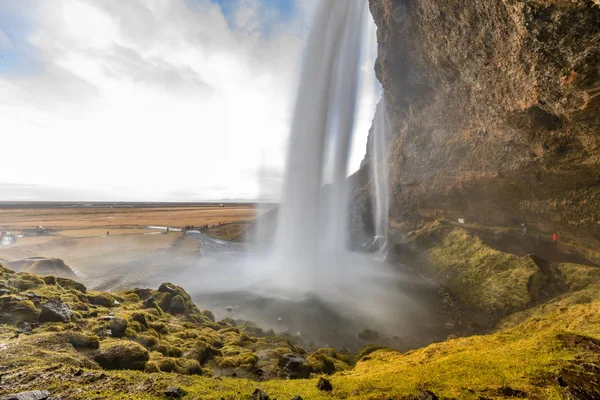 Seljalandsfoss waterfall in Iceland — Stock Photo, Image