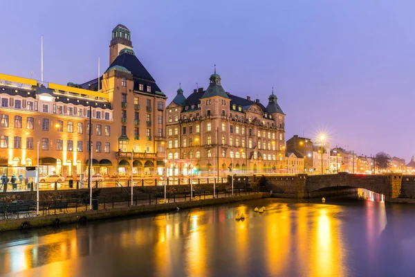 Malmö stadtbild stadtzentrum — Stockfoto