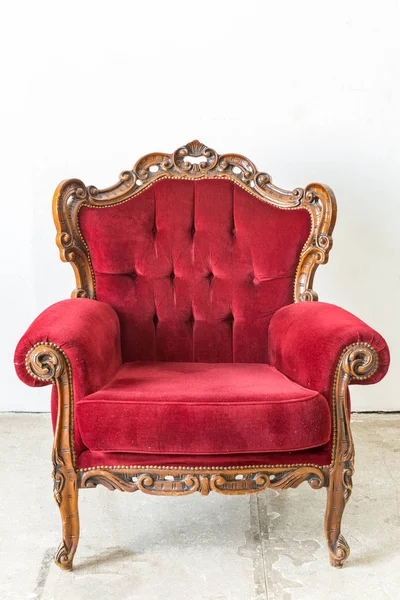 Silla vintage roja — Foto de Stock