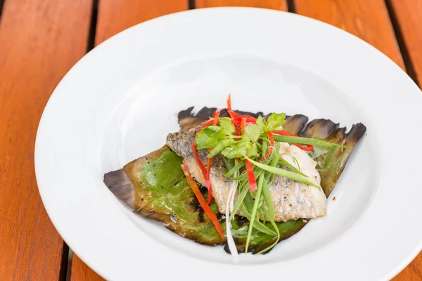 Grilled Sea Bass — Stock Photo, Image