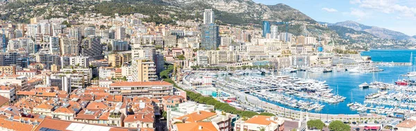 Monaco Monte Carlo panoráma — Stock Fotó