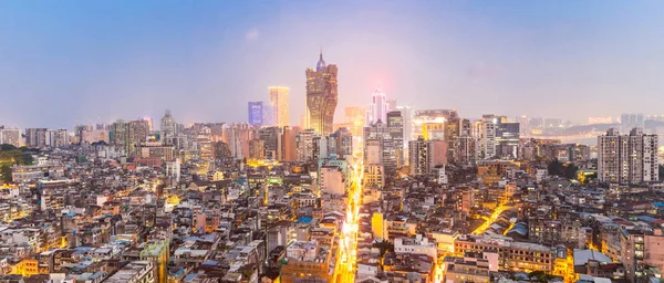 Macau stadsbilden skyline — Stockfoto