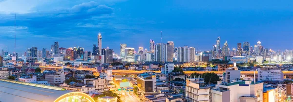 Bangkok Skyline bybillede - Stock-foto