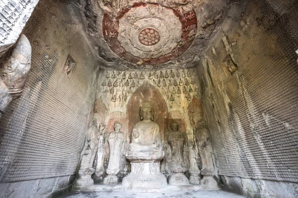 Longmen Grottoes Luayang — Zdjęcie stockowe