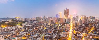 Macau cityscape manzarası