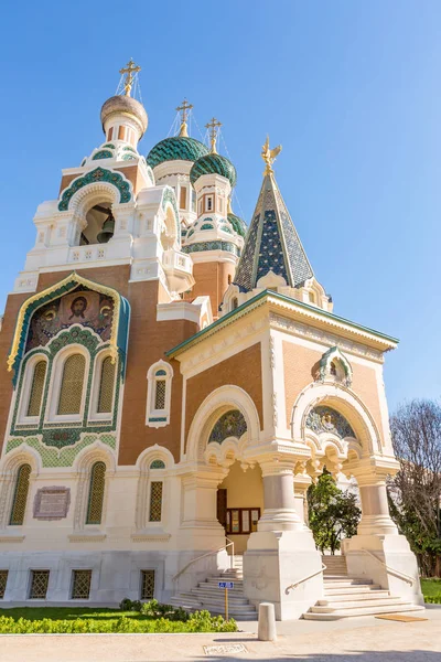 Iglesia ortodoxa en la Riviera de Niza —  Fotos de Stock