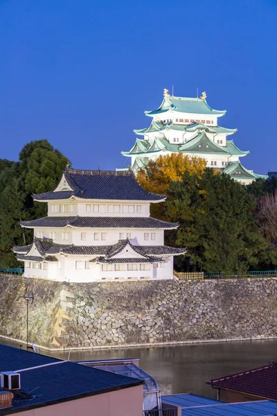 夜の名古屋城 — ストック写真