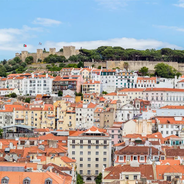 Stadsbilden i Lissabon huvudstad — Stockfoto