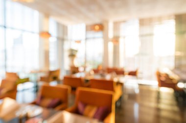 Restoran kafesinin bulanık arkaplanı
