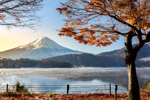 Fuji de montagne avec neige — Photo