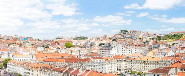 Міський пейзаж Лісабон місто Португалії — стокове фото