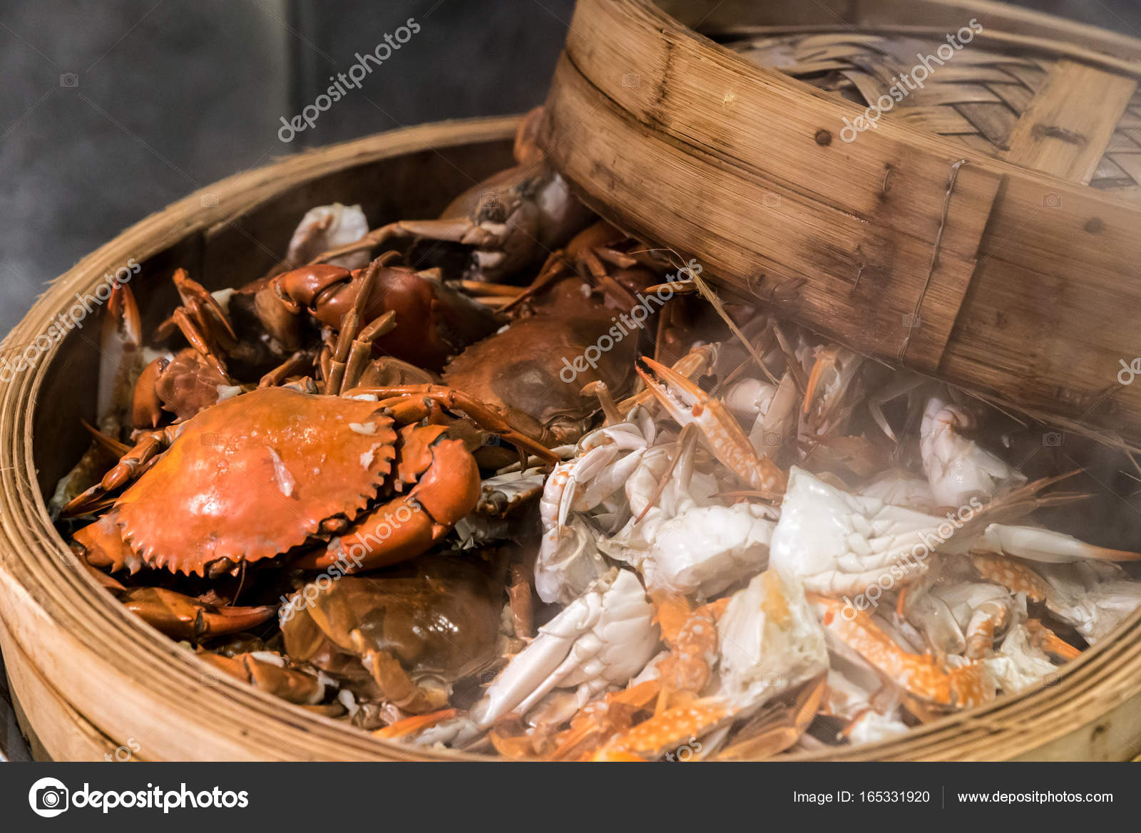 King crab and seafood on ice Stock Photo by ©vichie81 165331920