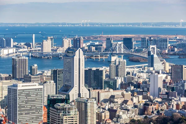 Skylines en Tokio centro — Foto de Stock