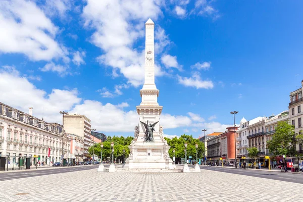 Restauradores Square avec Monument — Photo