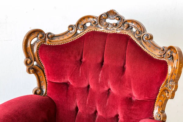 Chaise vintage rouge — Photo