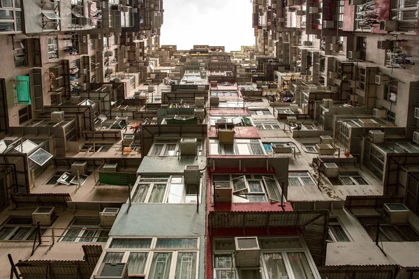 Hong Kong bostads lägenheter — Stockfoto