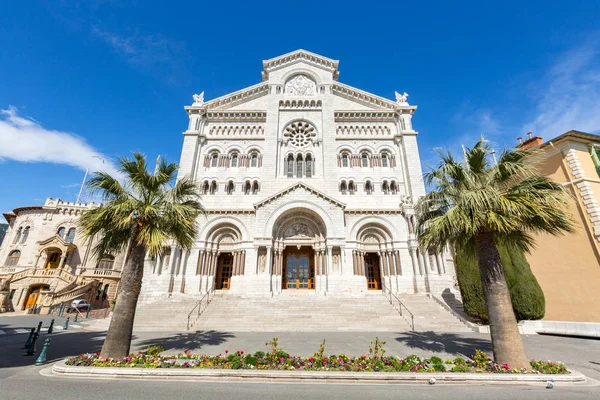 Catedral San Nicolás Mónaco Costa Azul —  Fotos de Stock