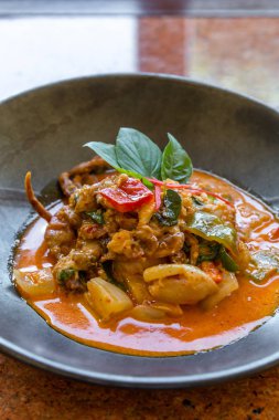 Köri yumuşak Yengeç peynir ile pişirme