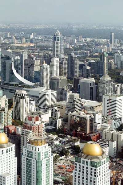 Vista Aérea Del Horizonte Urbano Bangkok Centro Tailandia —  Fotos de Stock