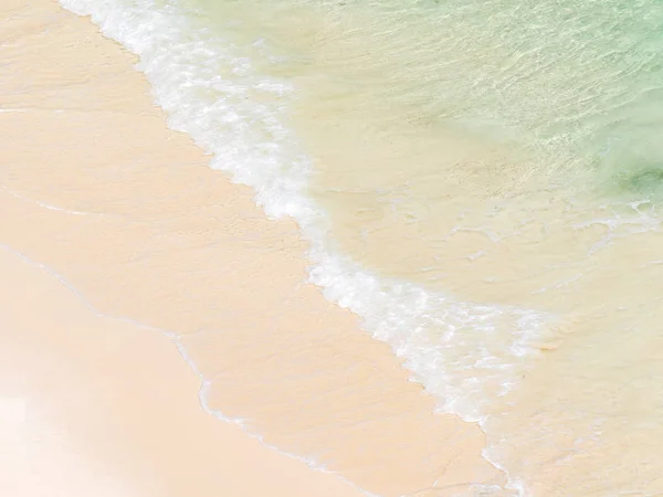 Havet Vågor Tropiska Vit Sandstrand — Stockfoto