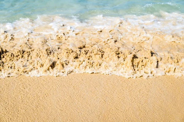 Sea Wave Tropical White Sand Beach — Stock Photo, Image