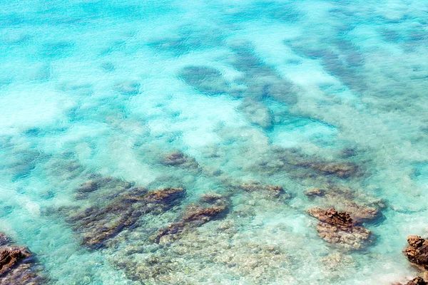 在泰国 Cockburn 岛的热带海滩和浮潜点视图 — 图库照片