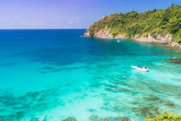 Vista Playa Tropical Punto Snorkel Isla Cocburn Tailandia — Foto de Stock