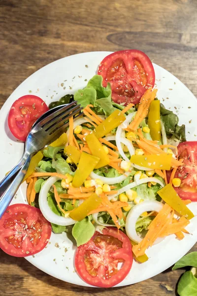 Blanda Vareity Trädgård Sallad — Stockfoto