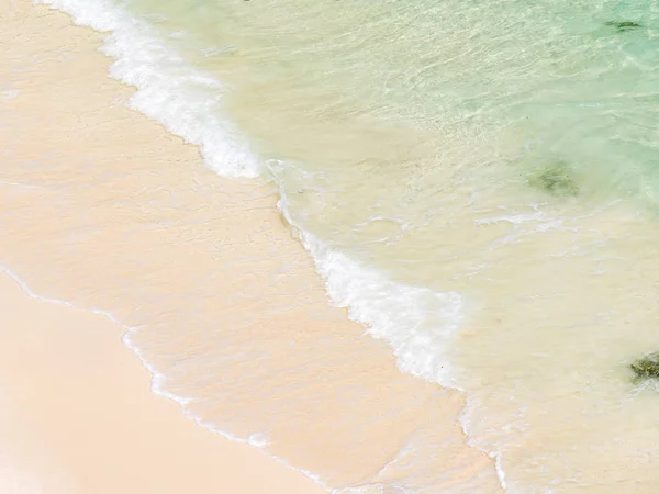 Vista Praia Areia Branca Tropical Ponto Snorkel Tailândia — Fotografia de Stock