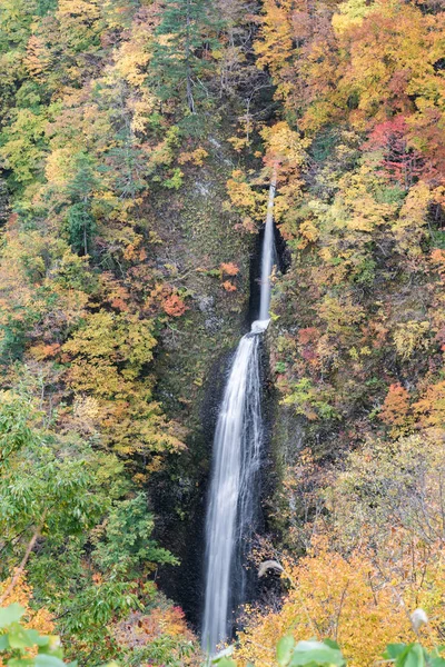 Водопад Цумидзикура Таки Осенью Осень Фукусиме Япония — стоковое фото