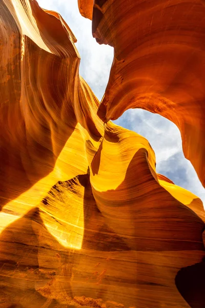 美国页 亚利桑那附近的纳瓦霍保留下羚羊峡谷 — 图库照片