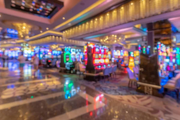 Casino Las Vegas Nevada Abd Şehirde Bulanık Arka Plan — Stok fotoğraf