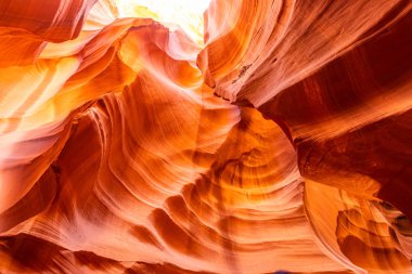 Antilop Kanyonu sayfa, Arizona Usa yakınındaki Navajo rezervasyonunuzu yaparken fotoğrafı