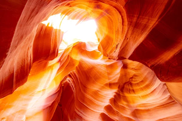 Foto Van Antelope Canyon Navajo Reservering Buurt Van Page Arizona — Stockfoto