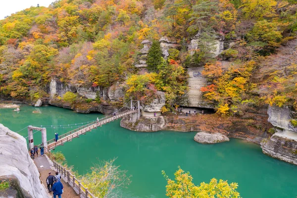 Tou Hetsuri Cliff Face Fukushima Japão — Fotografia de Stock