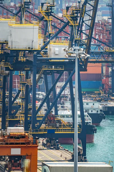 Travailler Tshing Hong Kong Port Pour Expédition Transport Marchandises Commerce — Photo